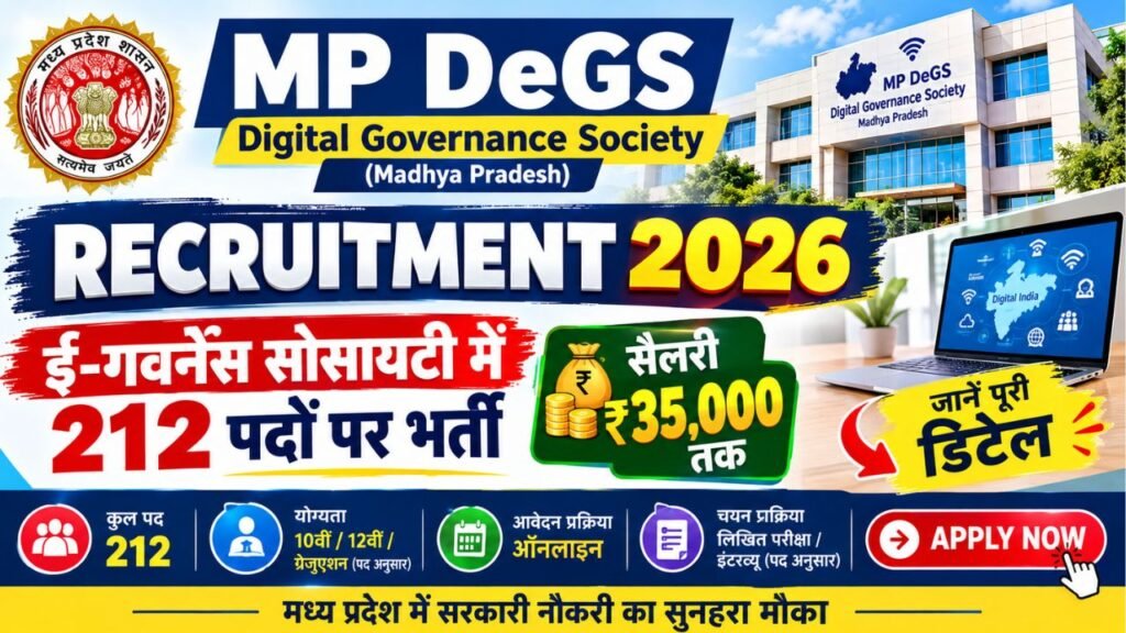 MP DeGS Recruitment 2026