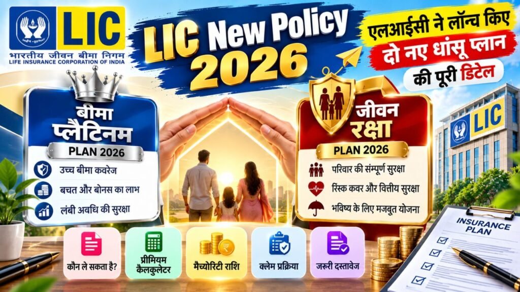 LIC New Policy 2026